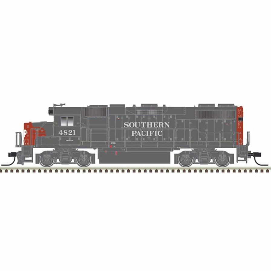 Locomotives * | Atlas Model Railroad N Gp38-2 Phase Ii Southern Pacific 4829, Gray/Red/Gold