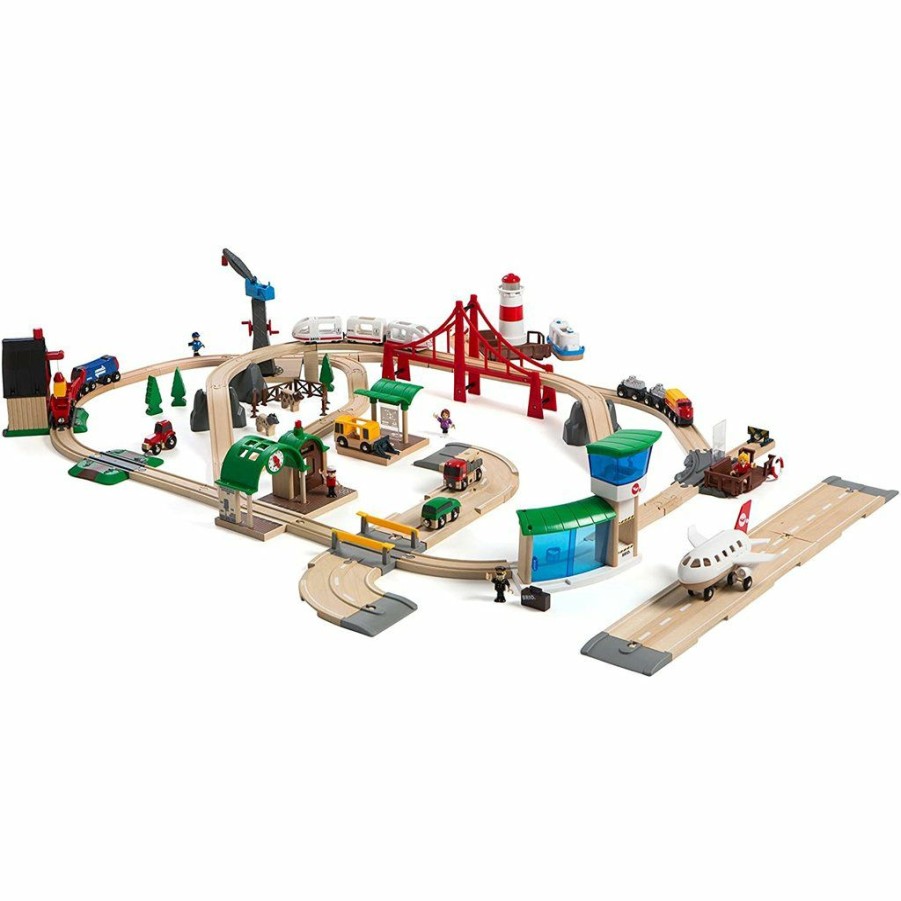 Young Builders * | Brio Railway World Deluxe Set