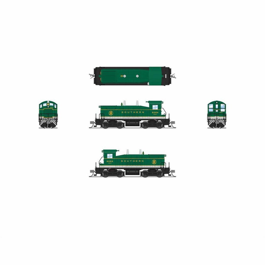 Locomotives * | Broadway Limited Imports N Emd Sw7 Locomotive, Sou 6064, As-Delivered Green, Paragon4