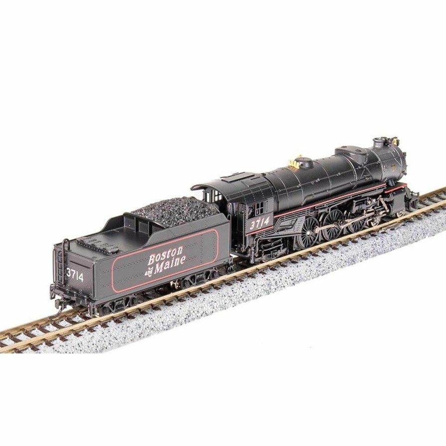 Locomotives * | Broadway Limited Imports N 4-6-2 Heavy Pacific Speed Letter With Paragon4 B&M 3714