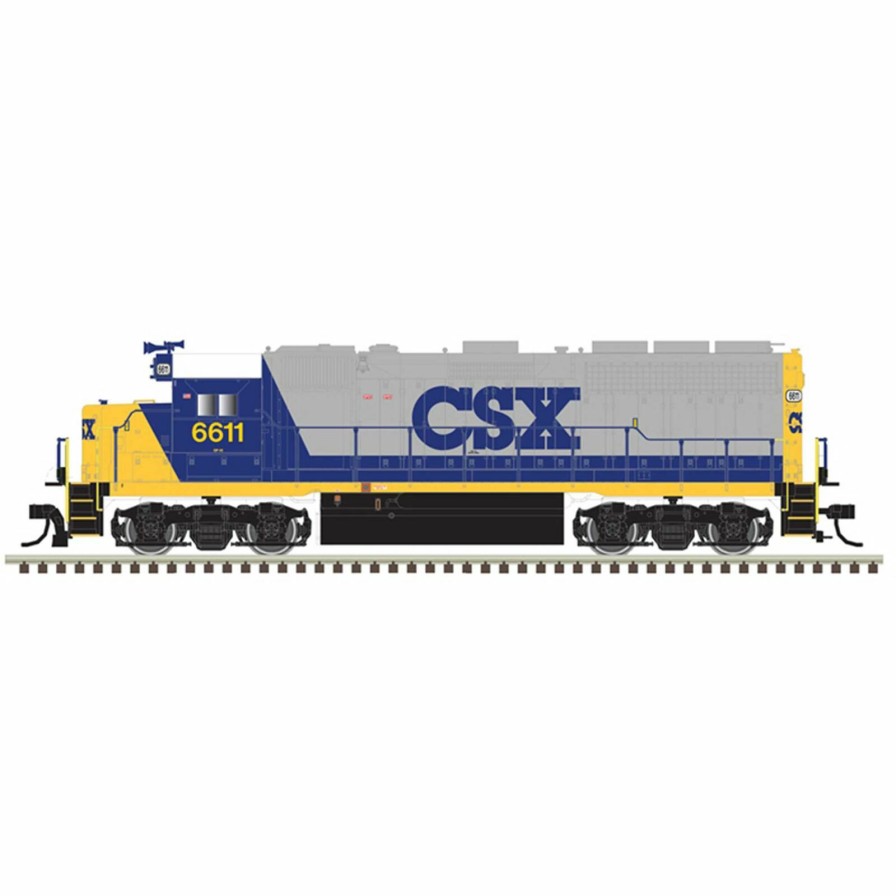 Locomotives * | Atlas Model Railroad N Gp 40 Loco Csx, Bright Future 6604