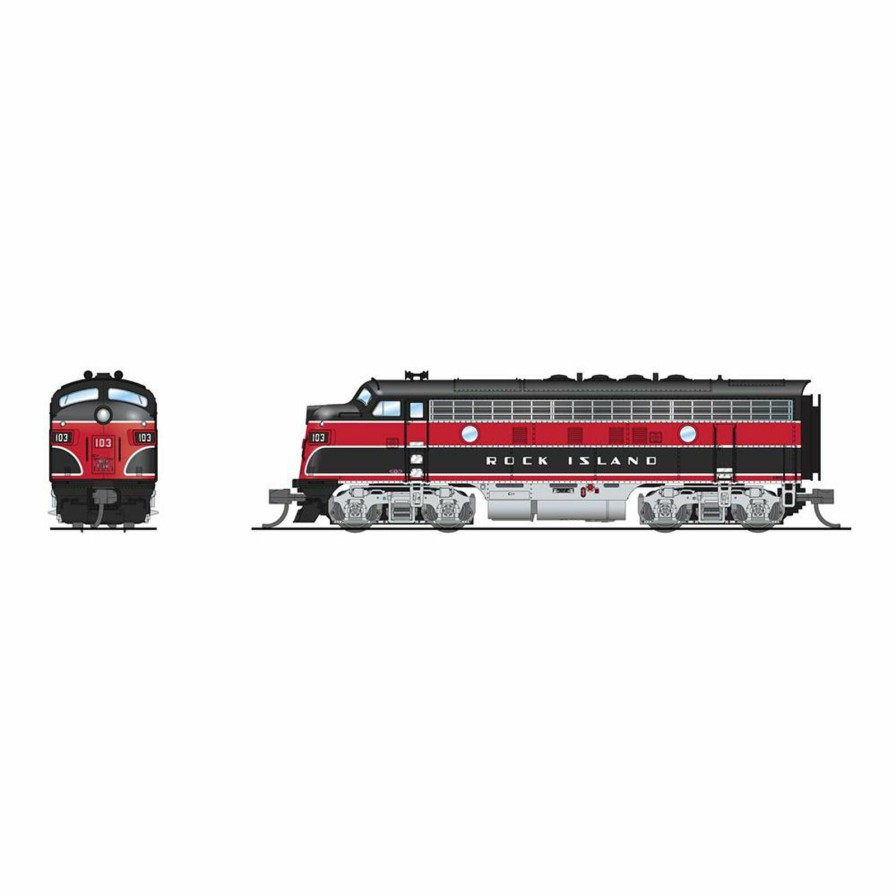 Locomotives * | Broadway Limited Imports N Emd F7 A/B Locomotive, Unpowered B, Paragon4, Crip #103/105B