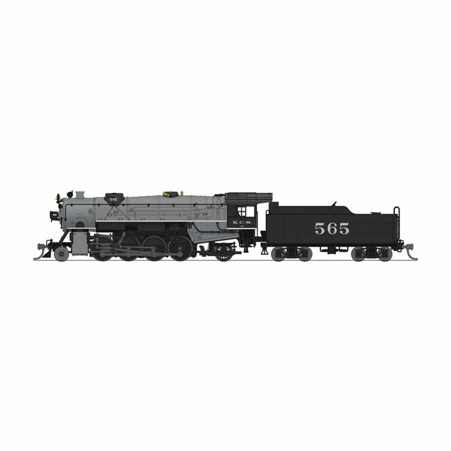 Locomotives * | Broadway Limited Imports N Usra Heavy Mikado 2-8-0 Steam Locomotive, Kcs 562, Light Gray, Paragon4