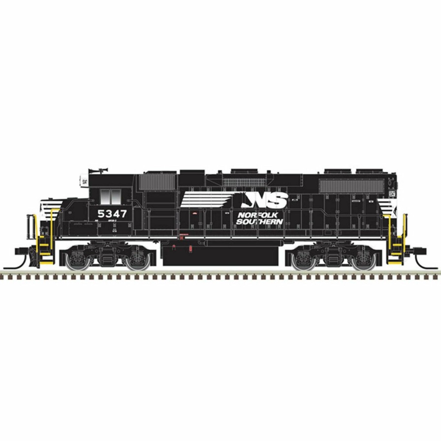 Locomotives * | Atlas Model Railroad N Gp38-2 Phase Ii Norfolk S 5354, Black/White/Silver