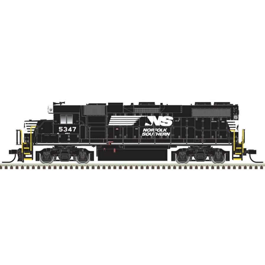 Locomotives * | Atlas Model Railroad N Gp38-2 Phase Ii Norfolk S 5356, Black/White/Silver