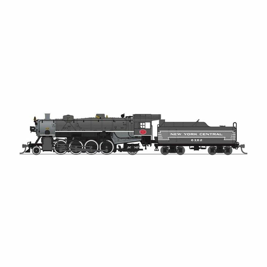 Locomotives * | Broadway Limited Imports N Usra Light Mikado 2-8-0 Steam Locomotive, Nyc 6365 Two-Tone Gray Paragon4