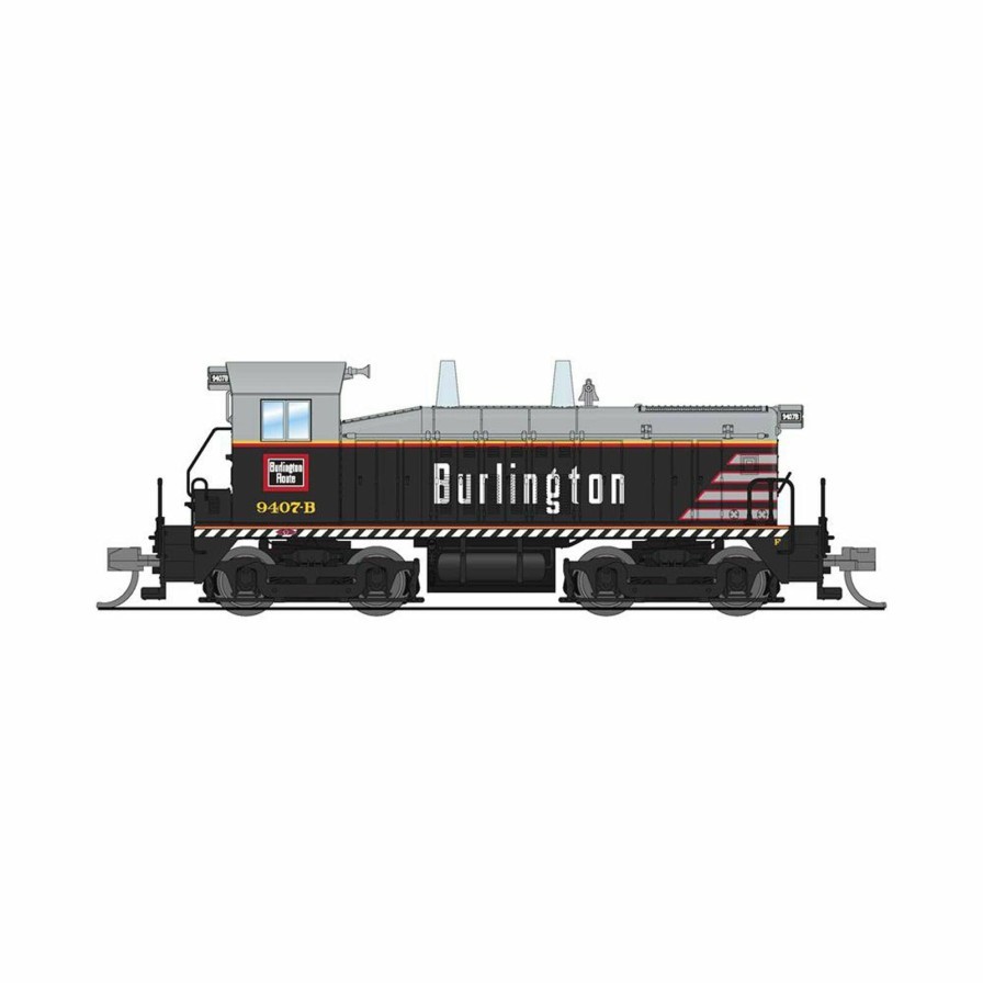 Locomotives * | Broadway Limited Imports N Emd Nw2 Locomotive, Cbq 9407-B, Burlington Billboard, Paragon4