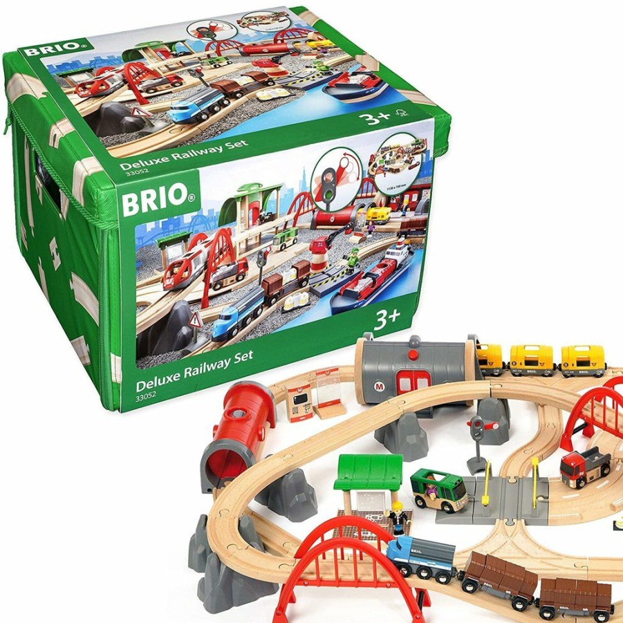 Young Builders * | Brio Deluxe Railway Set