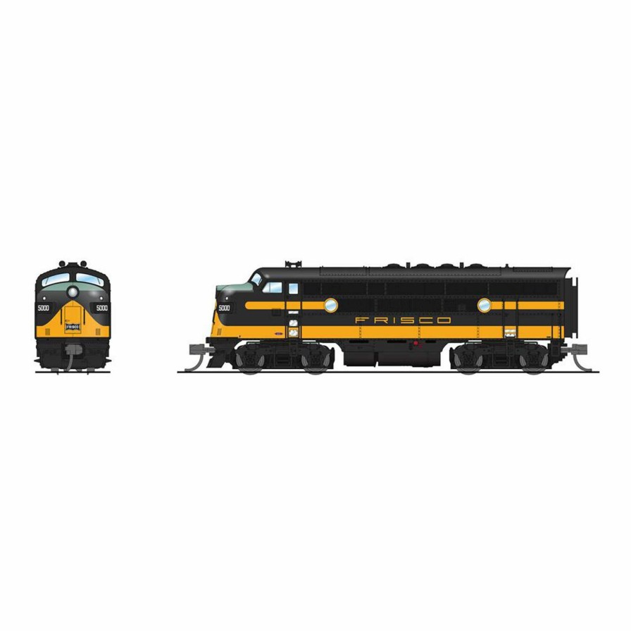 Locomotives * | Broadway Limited Imports N Emd F3 A/B Locomotive, Unpowered B, Paragon4, Slsf #5000/5100