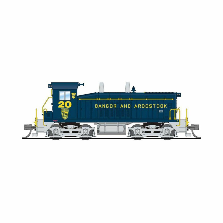 Locomotives * | Broadway Limited Imports N Emd Nw2 Locomotive, Bar 21, Blue With Yellow, Paragon4