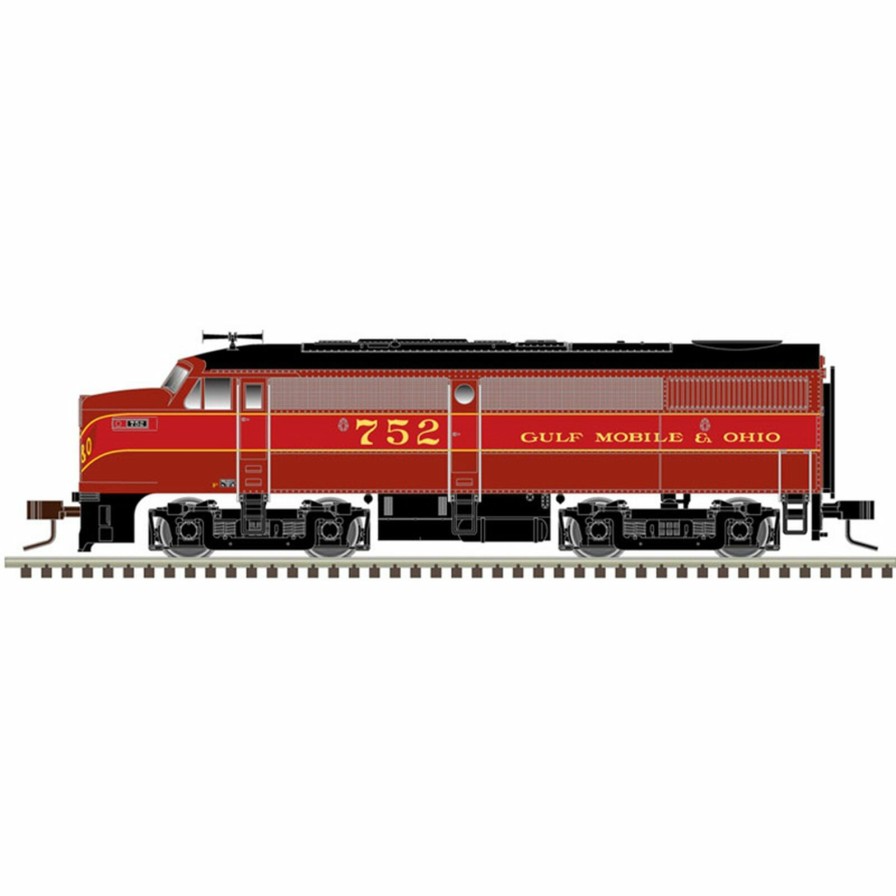 Locomotives * | Atlas Model Railroad N Fa-1 With Dcc & Sound Gm&O #708