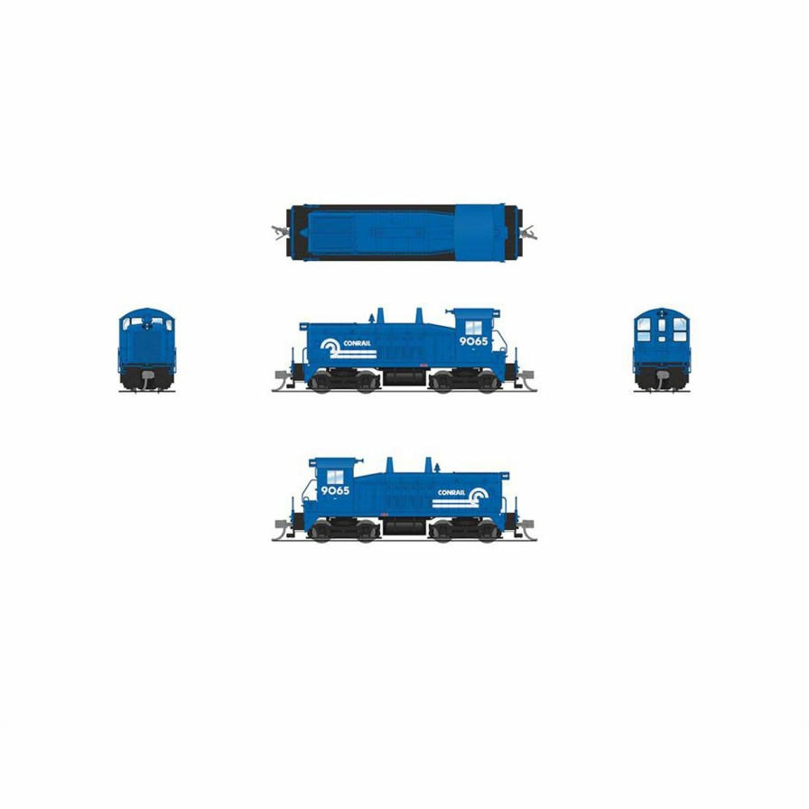 Locomotives * | Broadway Limited Imports N Emd Sw7 Locomotive, Conrail 9088, Conrail Blue, Paragon4