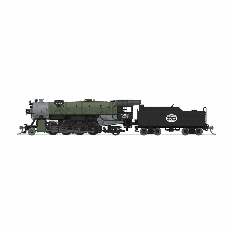 Locomotives * | Broadway Limited Imports N Usra Heavy Mikado 2-8-0 Steam Locomotive, Sps 502, Glacier Green Paragon4