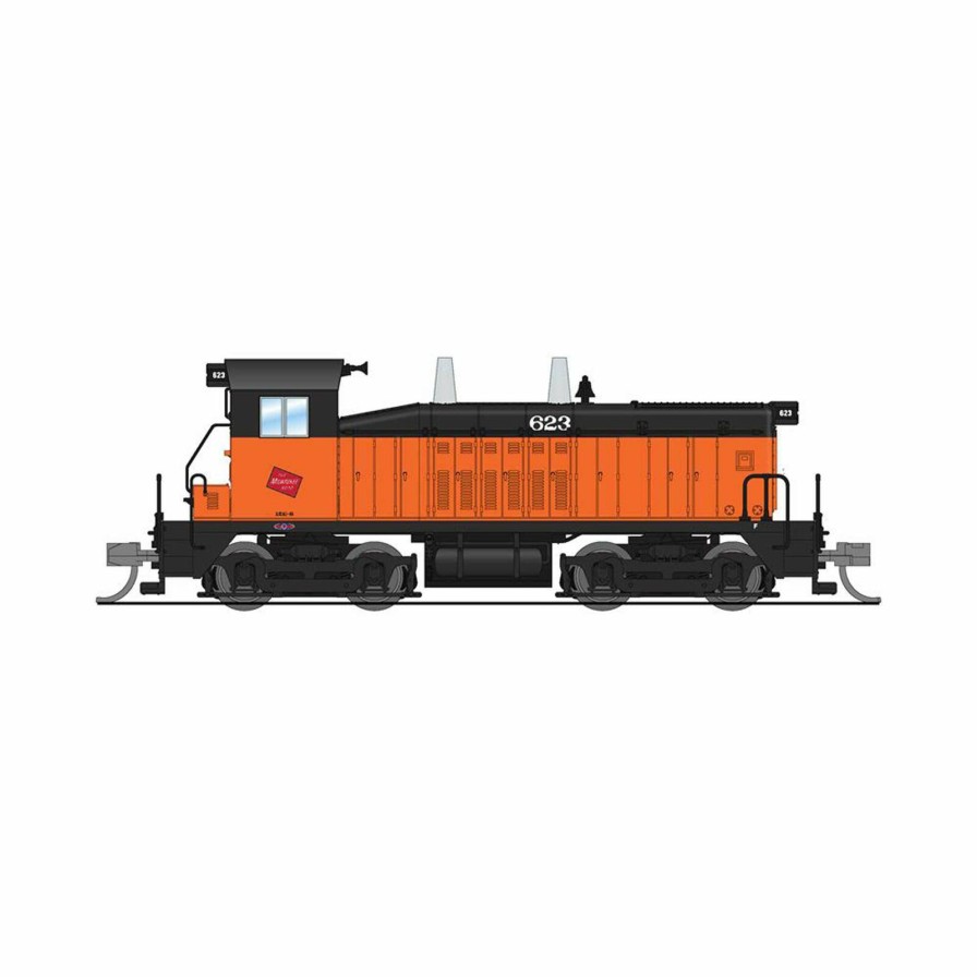 Locomotives * | Broadway Limited Imports N Emd Sw7 Locomotive, Milw 623, Orange & Black, Paragon4