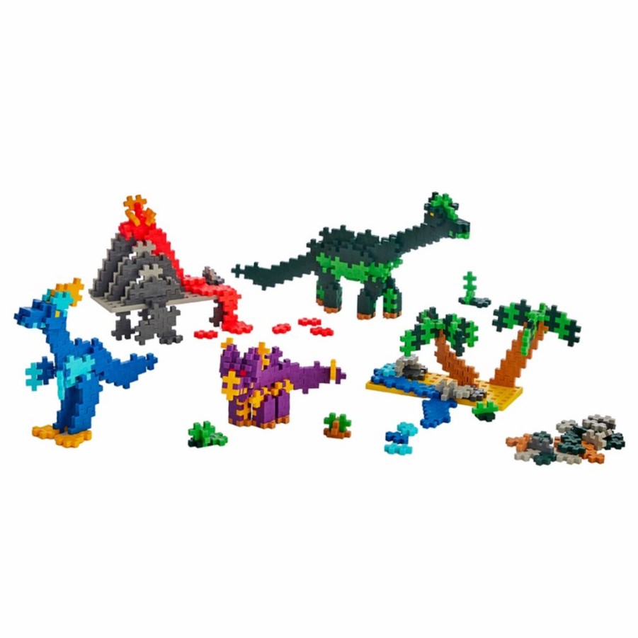 Young Builders * | Plus Plus Usa Plus-Plus Learn To Build Dinosaurs