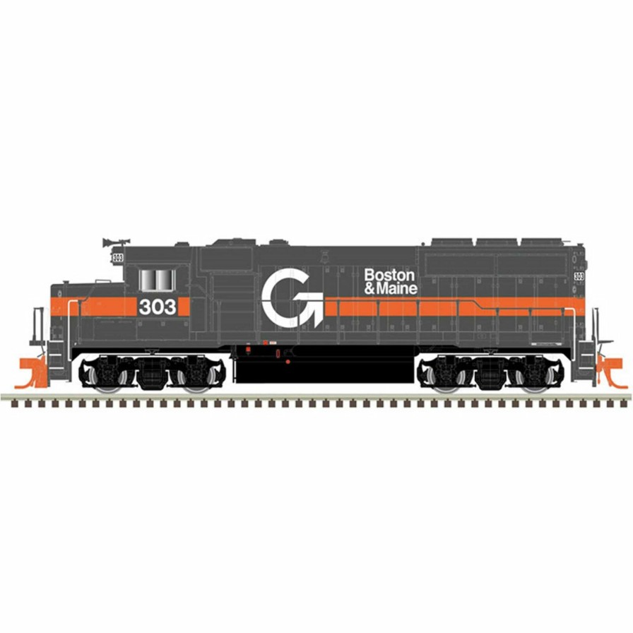 Locomotives * | Atlas Model Railroad N Gp40-2 With Dcc & Sound B&M #301