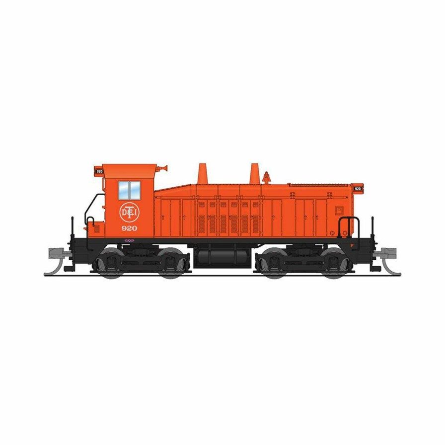 Locomotives * | Broadway Limited Imports N Emd Sw7 Locomotive, Dt&I 923, Orange With Cab Monogram, Paragon4