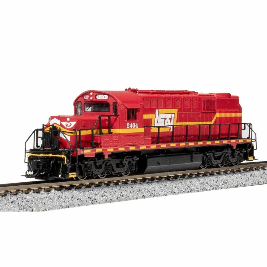 Locomotives * | Broadway Limited Imports N Alco Rsd-15 Locomotive, Red/Yellow/White, Paragon4, Ls&I #2404