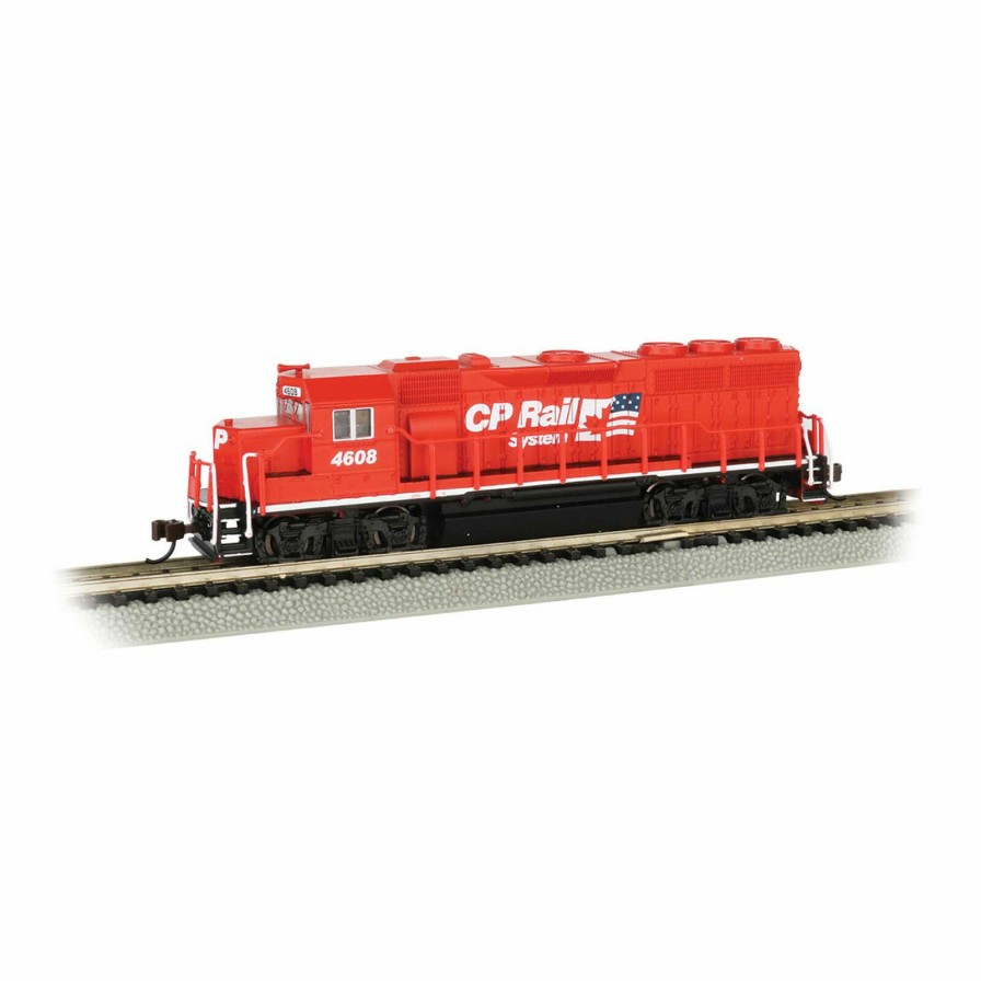 Locomotives * | Bachmann Industries N Gp40 Diesel Loco Cpr #4608 W Flag