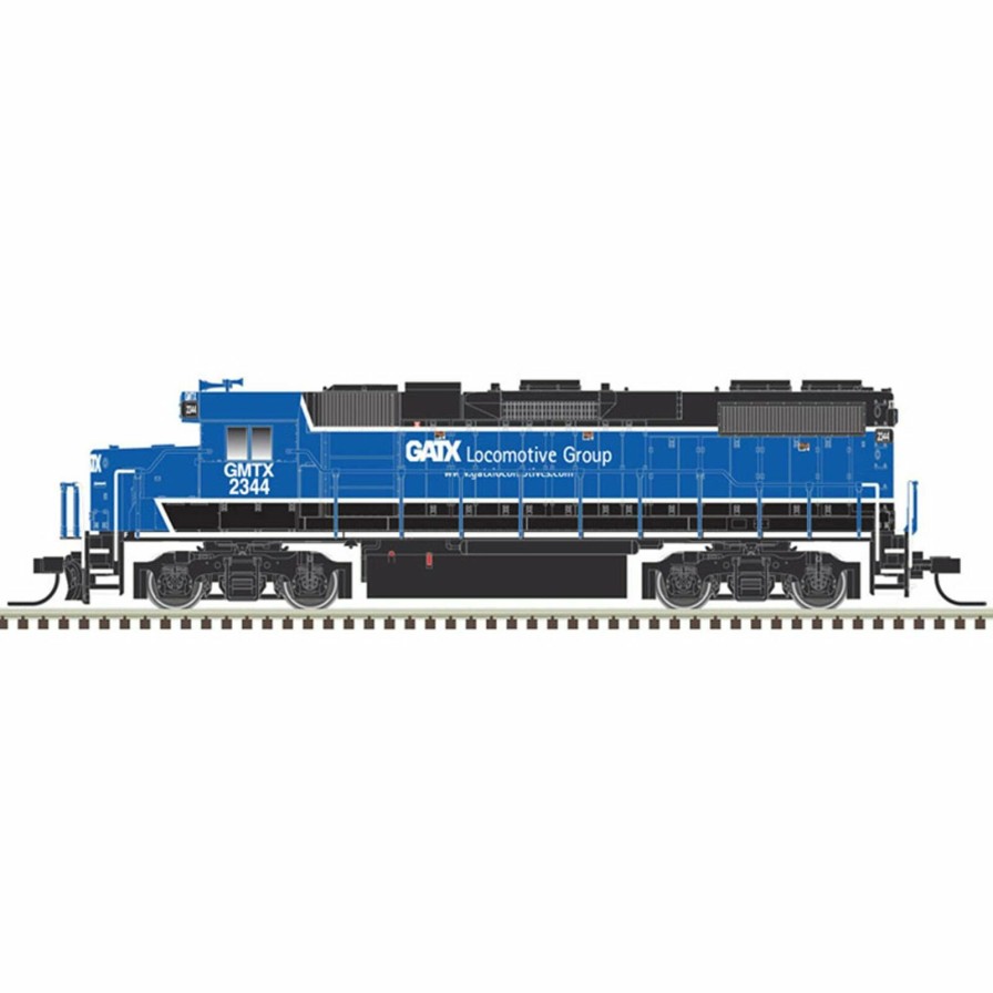 Locomotives * | Atlas Model Railroad N Gp38-2 Phase Ii Gmtx #2344, Black/White/Silver