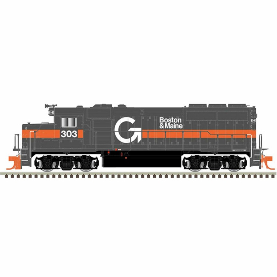 Locomotives * | Atlas Model Railroad N Gp40-2 With Dcc & Sound B&M #303