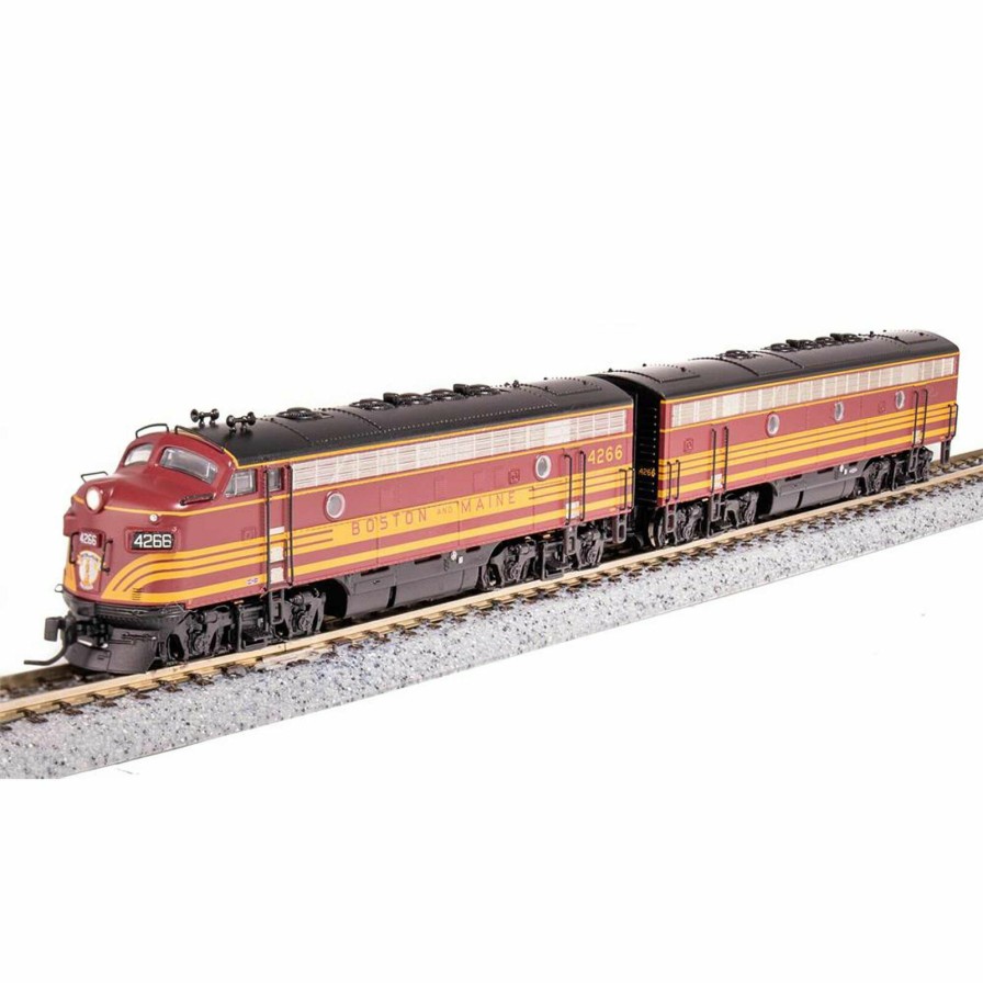 Locomotives * | Broadway Limited Imports N Emd F7 Paragon4, B&M #4266A/4266B