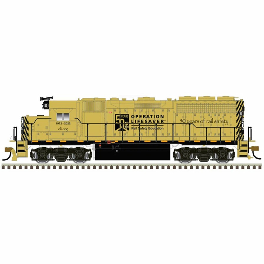 Locomotives * | Atlas Model Railroad N Gp 40 Loco Operation Lifesaver, 50Th Anniversary