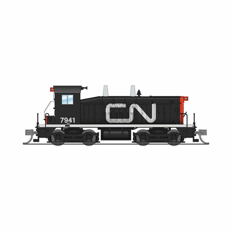 Locomotives * | Broadway Limited Imports N Emd Nw2 Locomotive, Cn 7957, Noodle Scheme, Paragon4